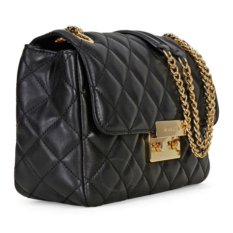 michael michael kors sloan extra large leather quilted shoulder bag|Michael Kors sloan crossbody.